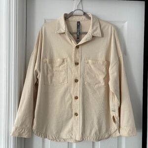 Vuori Mackenzie Shirt Jacket in Natural M/L